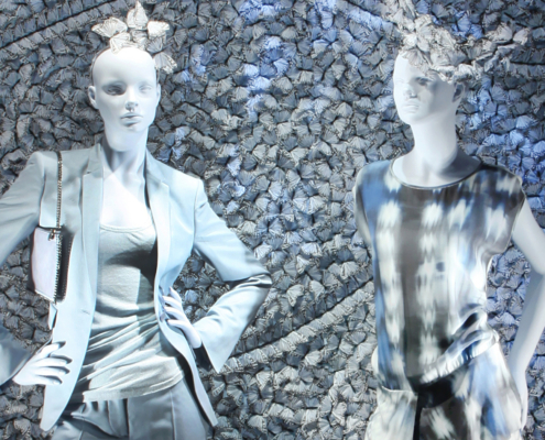 Jades Butterflies Spring / Summer 2013. Window dressing by Sayonara Visual Concepts