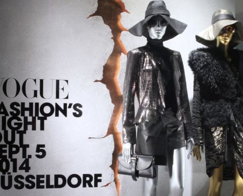 Jades Vogue Fashion's Night Out 2014 Visual Merchandising by Sayonara Visual Concepts